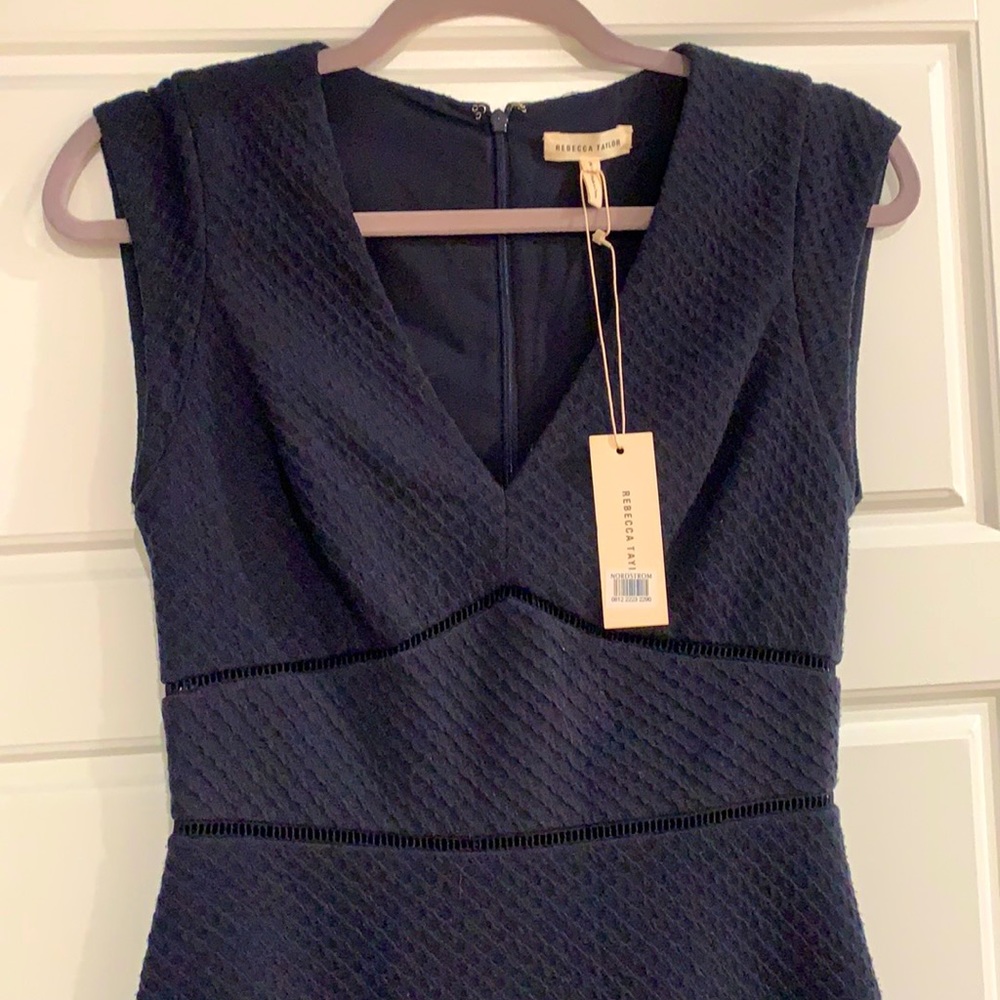 NWT Rebecca Taylor navy dress sz 2